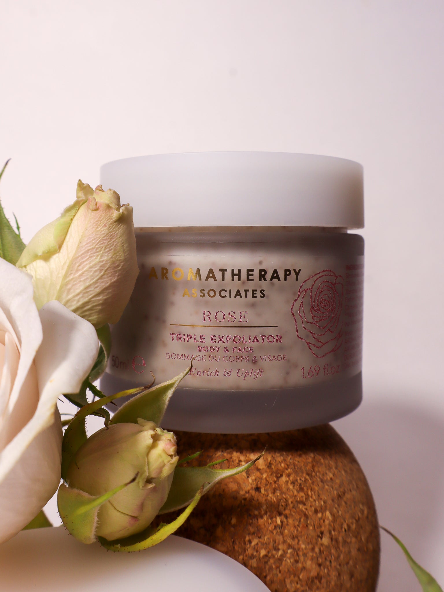 Aromatherapy Associates Rose Triple Exfoliator - Face & Body