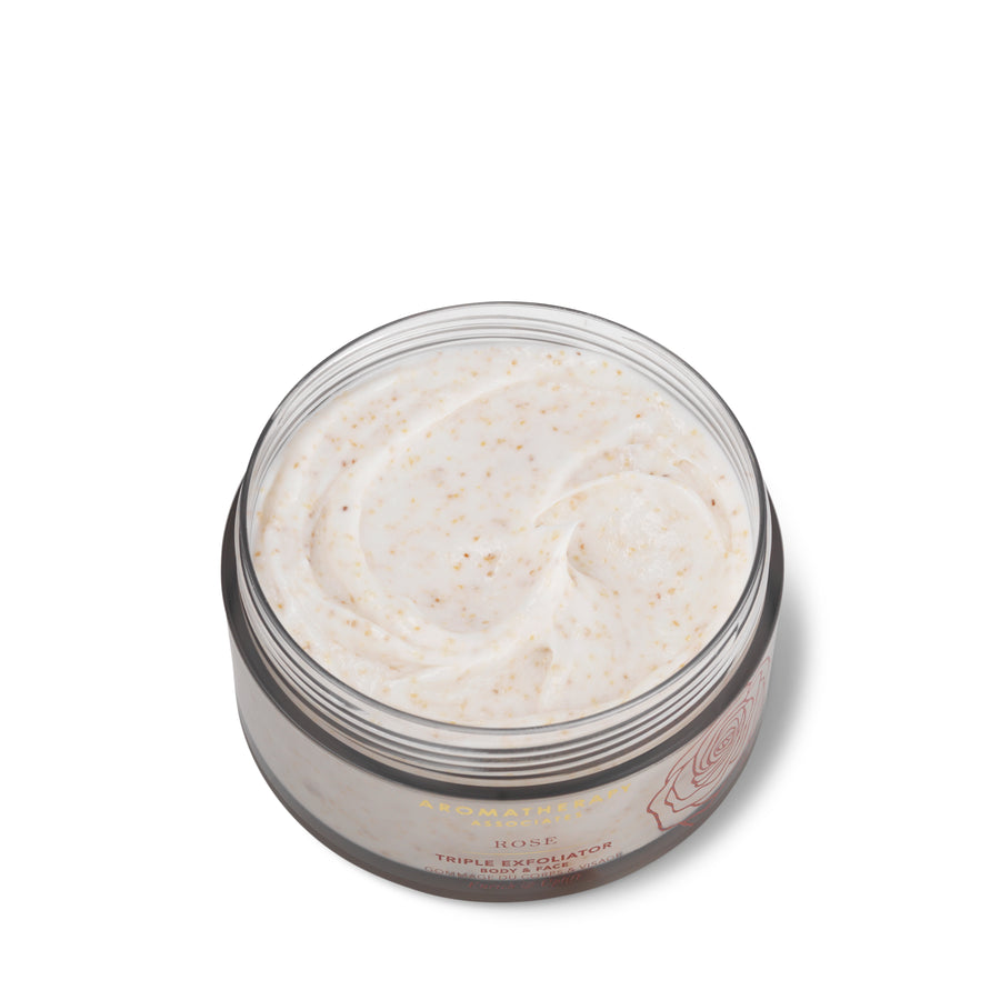 Aromatherapy Associates Rose Triple Exfoliator - Face & Body
